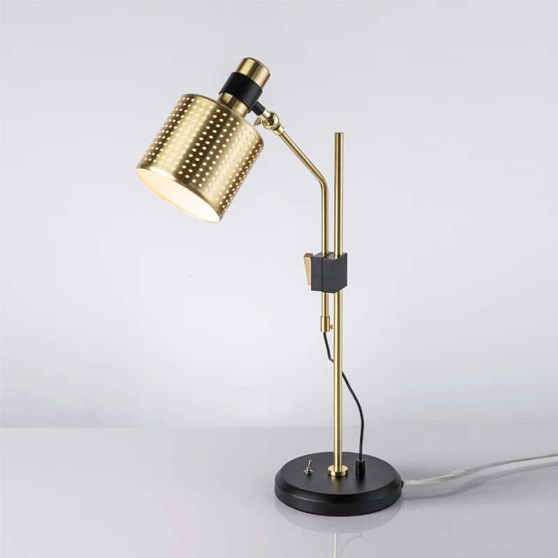 Fashion simple brass lamp TD-6034 hacker hall bedroom study lamps1