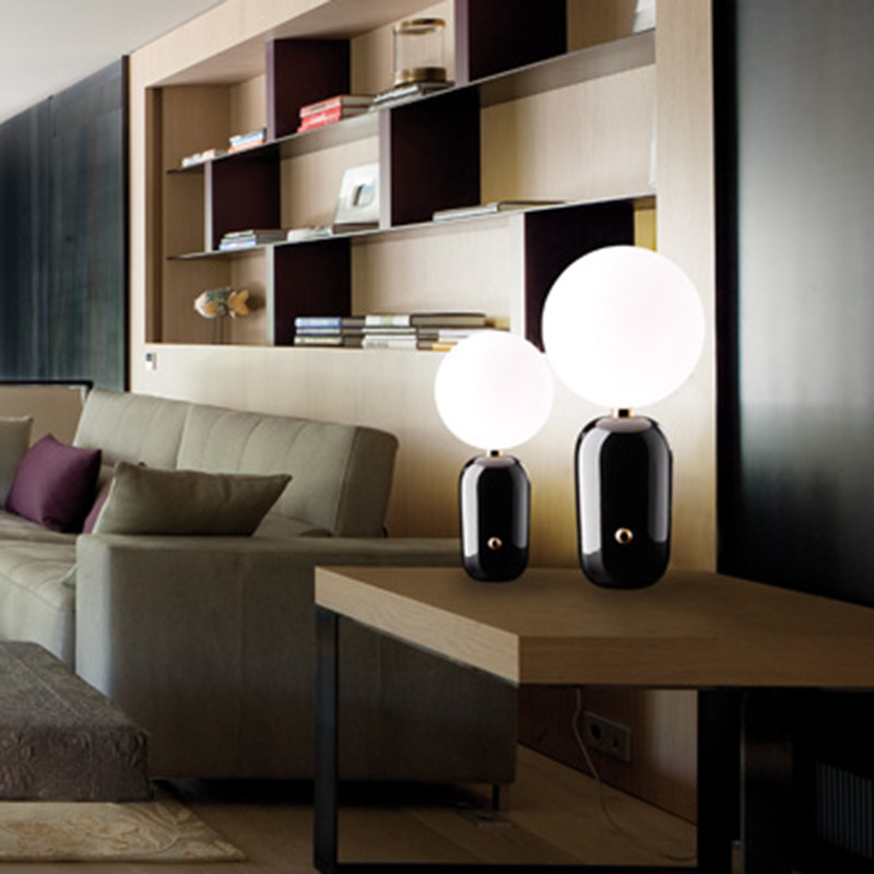 Nordic minimalist style lamp TD-JC-BLTT002 black large room living room bedroom desk lamp2