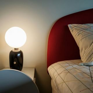 Nordic minimalist style desk lamp TD-JC-BLTT002 black trumpet living room study Bedroom Table Lamp3