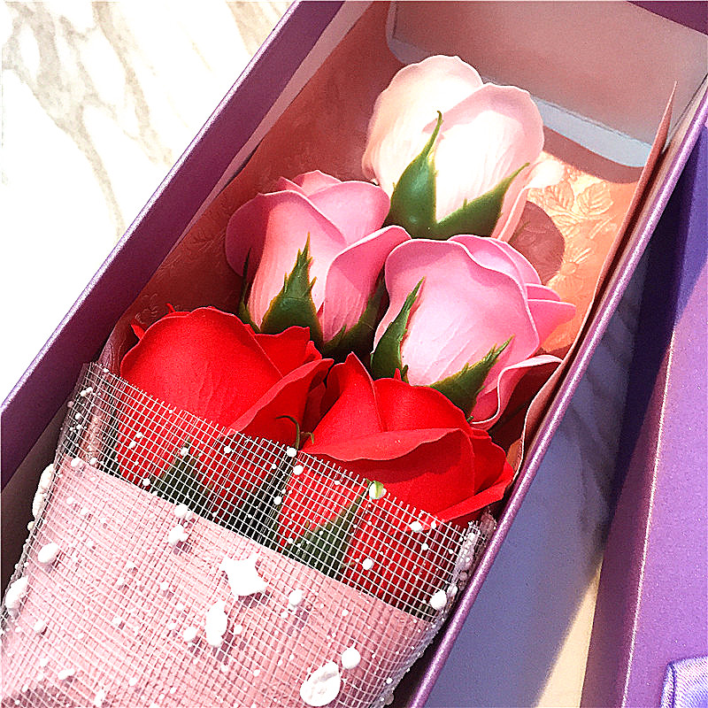 Christmas gift, girl gift box, rose simulation flower3