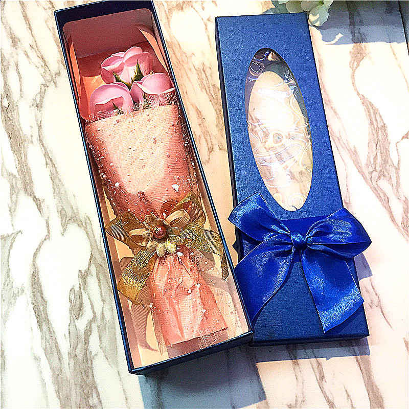 Christmas gift, girl gift box, rose simulation flower1