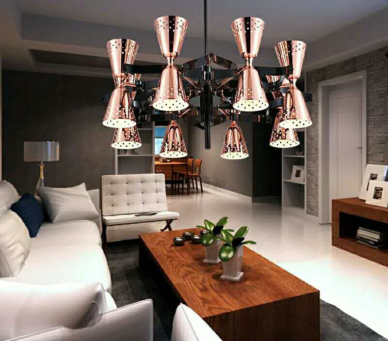 Postmodern chandelier W-1003-16 Villa Hotel apartment Chandelier2