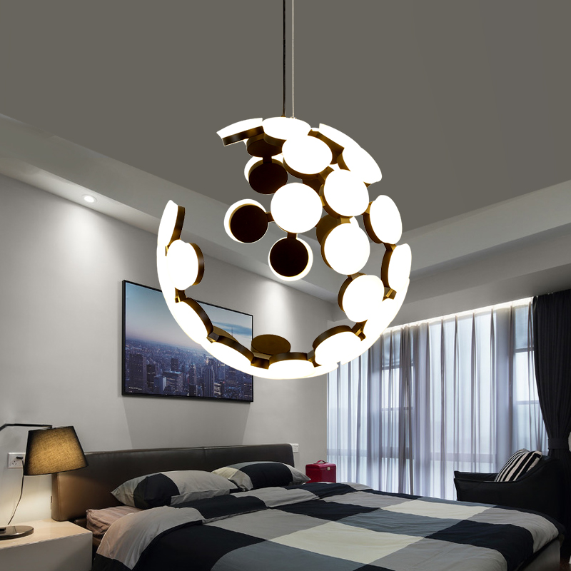 Postmodernism chandelier W-1060 hotel apartment villa pendant lamp2