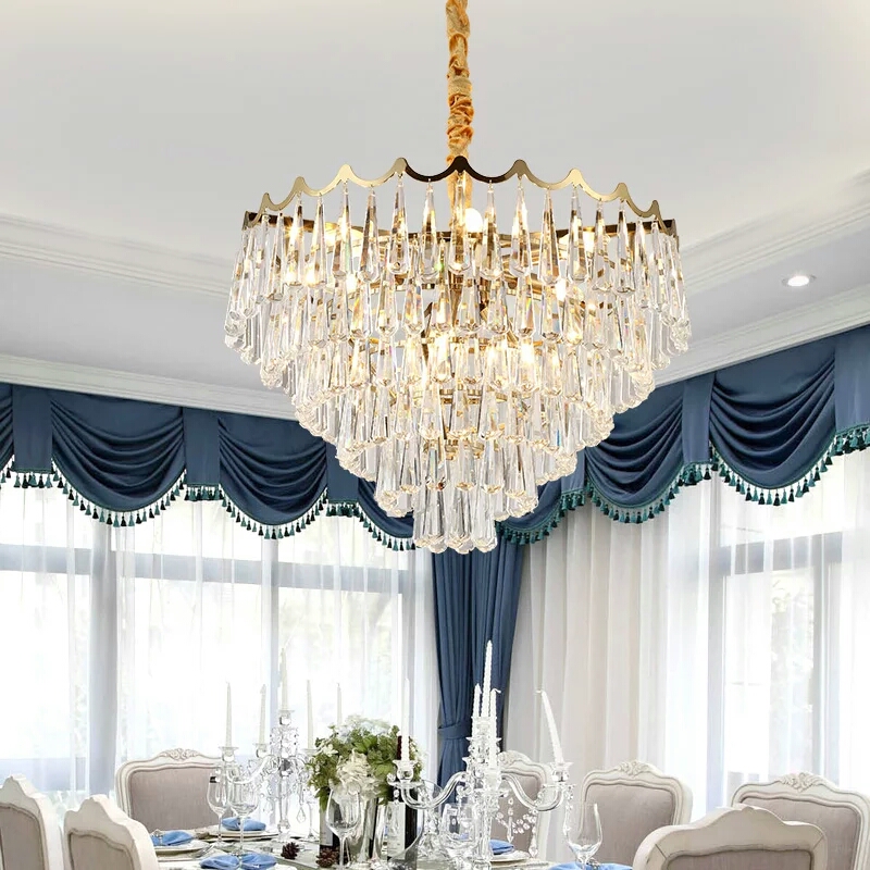 Postmodern chandelier W-1266 villa living room hotel apartment model room Chandelier3