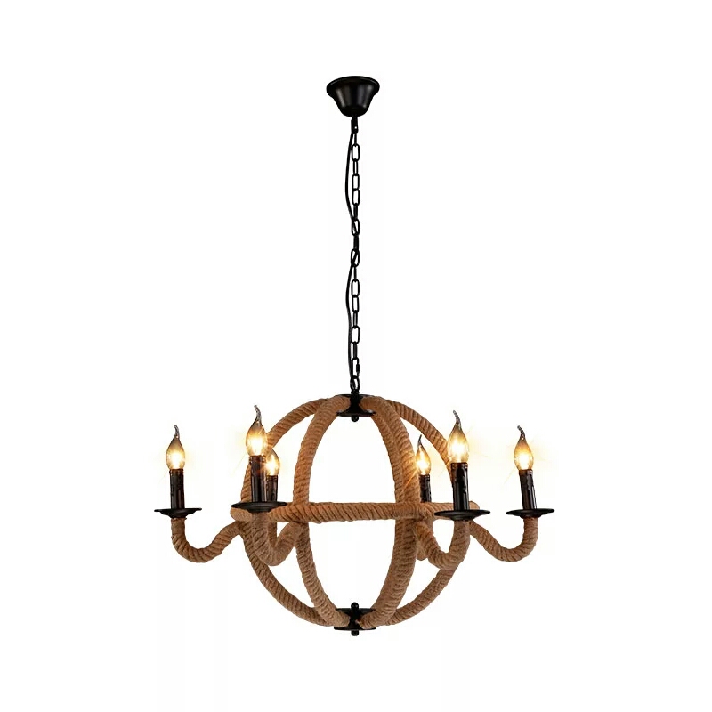 Modernism industrialization design W-6192-6 villa living room hotel apartment Chandelier1