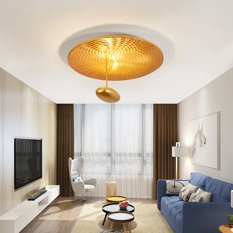 Postmodernism chandelier W-1286 golden villa living room hotel apartment Chandelier5