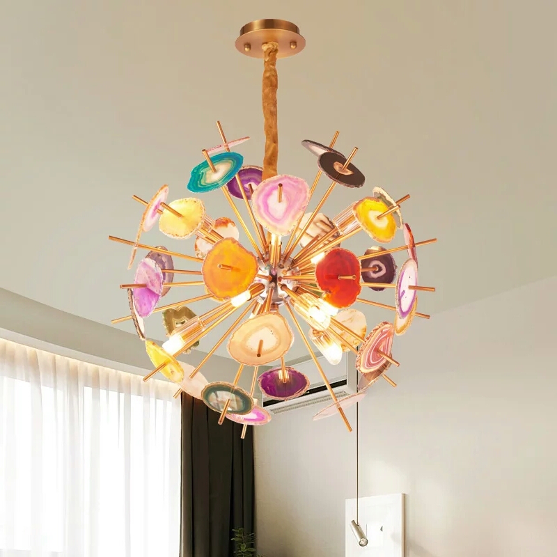 Postmodern chandelier W-1265 villa living room hotel apartment model room Chandelier2