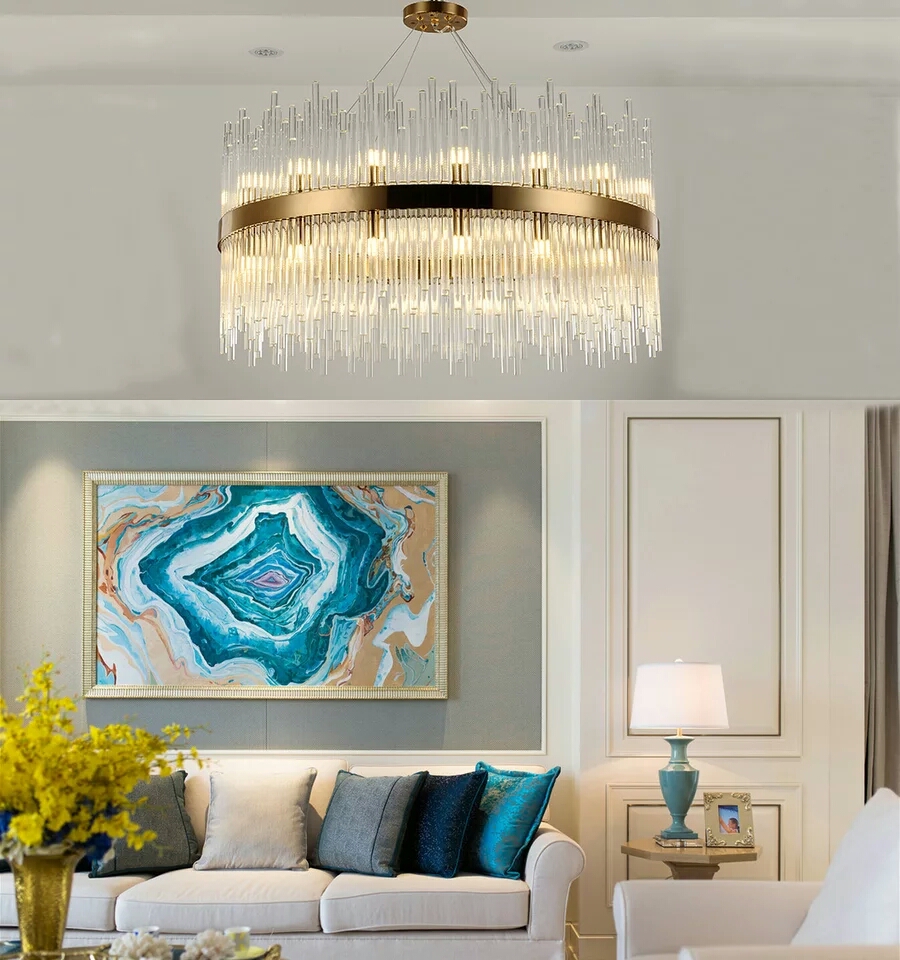 Post modernist chandelier W-1157 villa living room hotel apartment Chandelier3