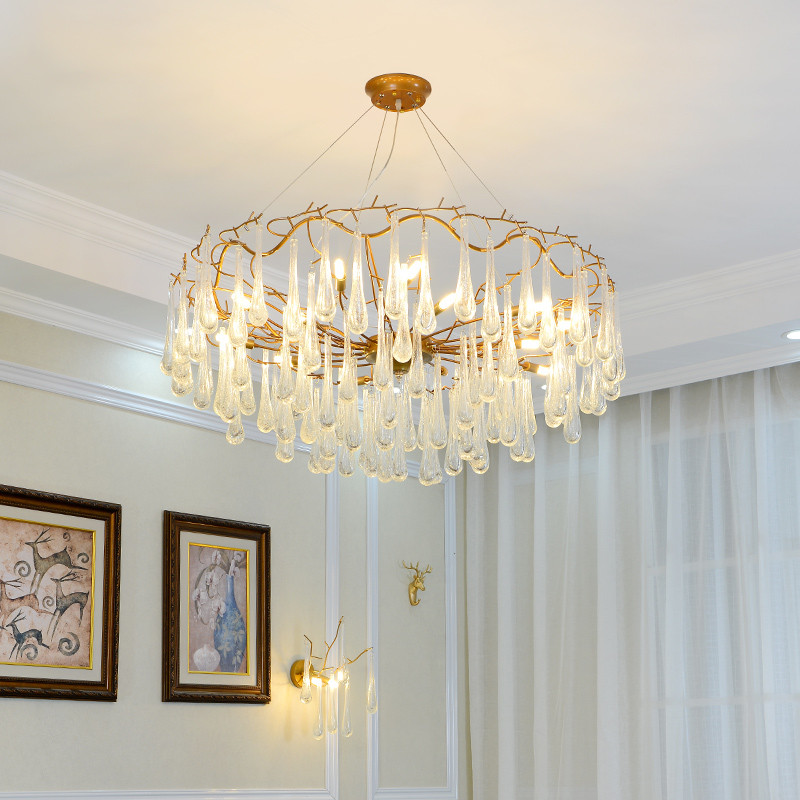 Postmodernist chandelier W-1226 medium villa living room hotel apartment Chandelier3