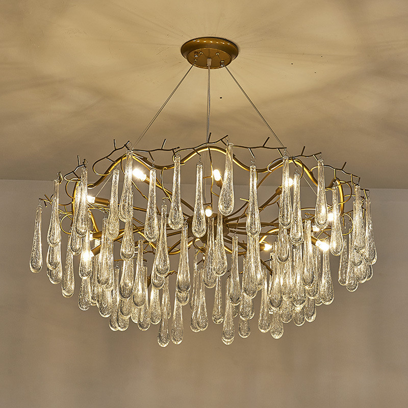 Postmodernist chandelier W-1226 medium villa living room hotel apartment Chandelier5