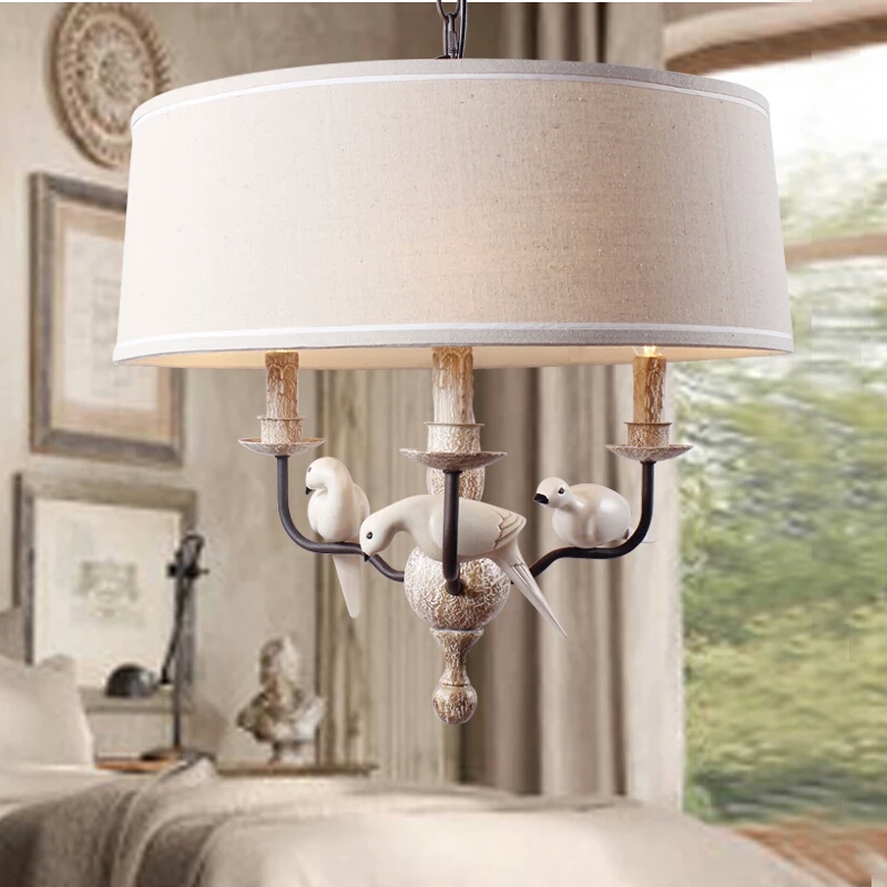 Modernism aesthetics design chandelier W-6212-3 white living room hotel apartment Chandelier1