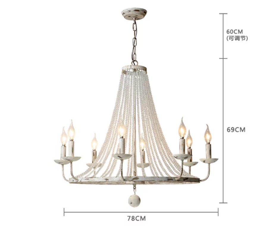 Modernist pastoral style chandelier W-6313-12 living room hotel apartment Chandelier2