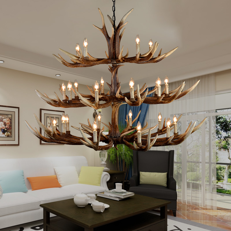 Modernist pastoral style chandelier W-6231-25 living room hotel apartment Chandelier3
