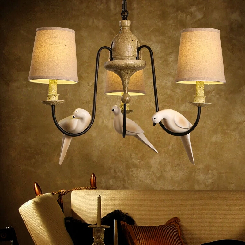 Modernist industrial wind chandelier W-6212-3+1 living room hotel apartment Chandelier2
