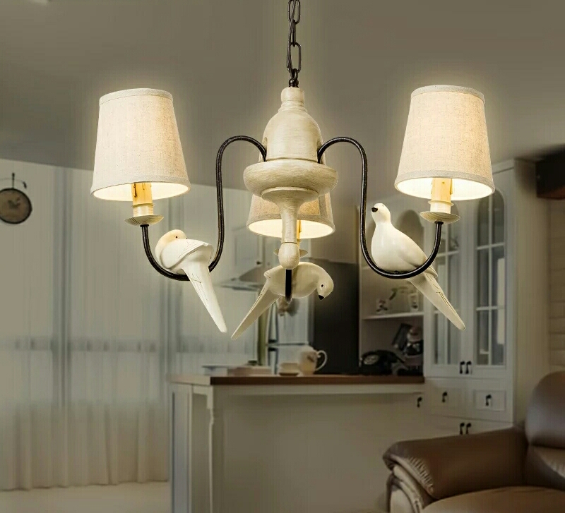 Modernist industrial wind chandelier W-6212-3+1 living room hotel apartment Chandelier4