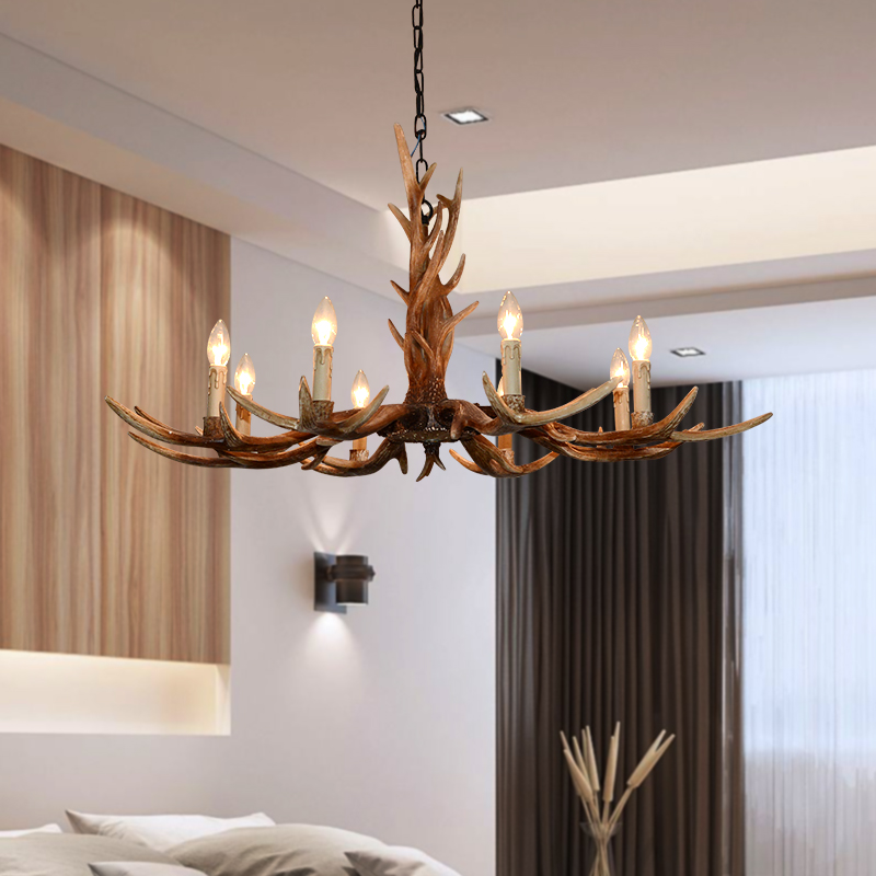 Modernist pastoral style chandelier W-6220-8 living room hotel apartment Chandelier4