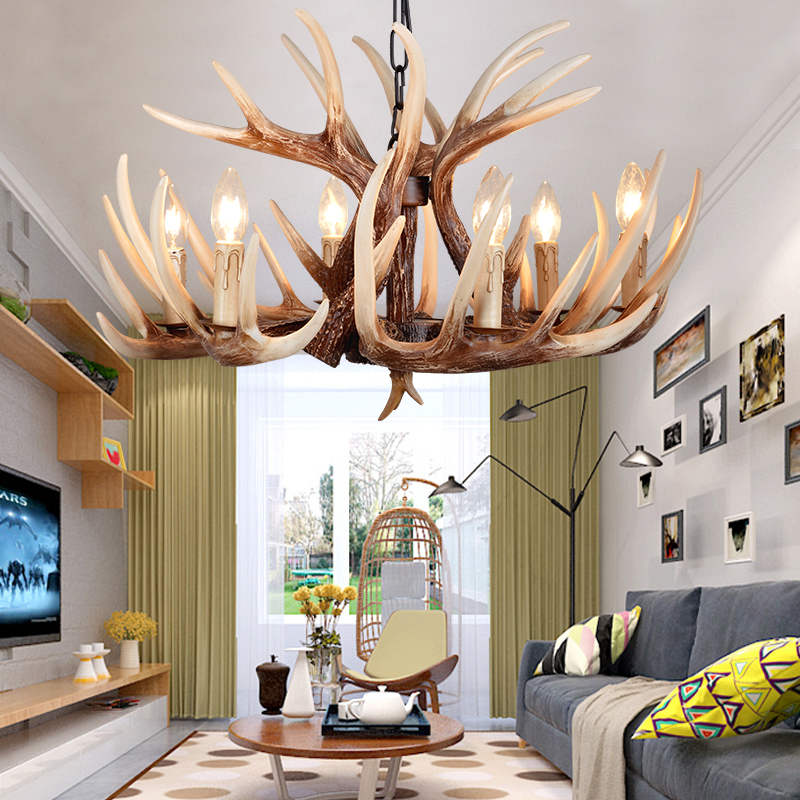 Modernism pastoral design chandelier W-6216-6 living room hotel apartment Chandelier5