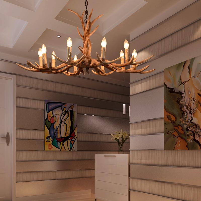 Modernist pastoral chandelier W-6220-10 living room hotel apartment Chandelier3