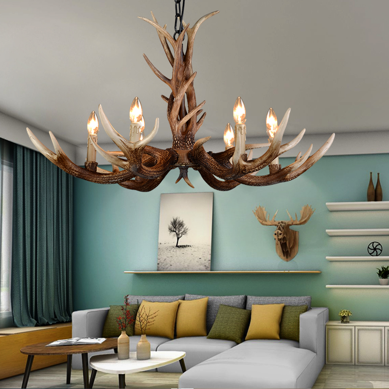 Modernism pastoral design chandelier W-6220-6 living room hotel apartment Chandelier5