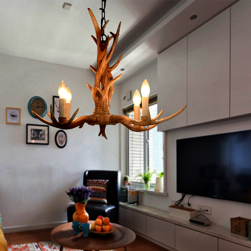 Modernism pastoral design chandelier W-6220-4 living room hotel apartment Chandelier1