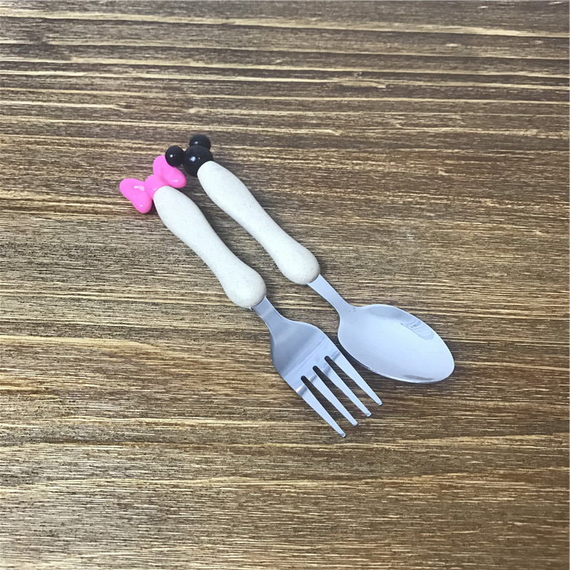 Stainless Steel Portable cutlery suit stainless steel spoon fork2