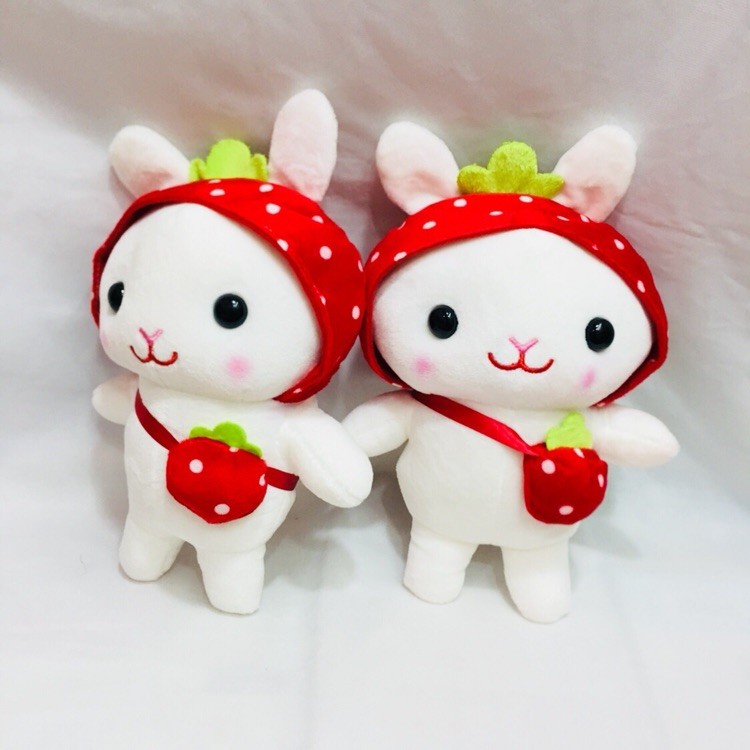 8寸草莓兔