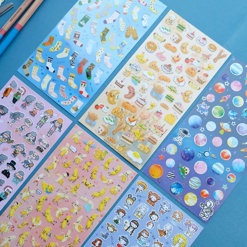 NEKONI Original Design Acrylic painting stickers