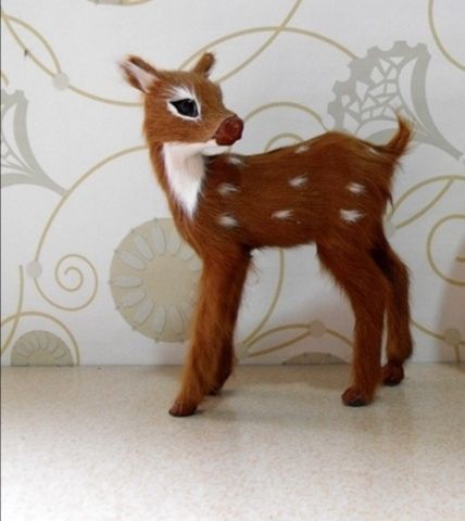 仿真摆件仿真鹿宝宝 simulation workart simulation deer