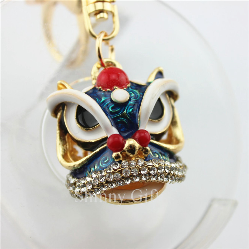 狮子头 招财钥匙扣 (7)